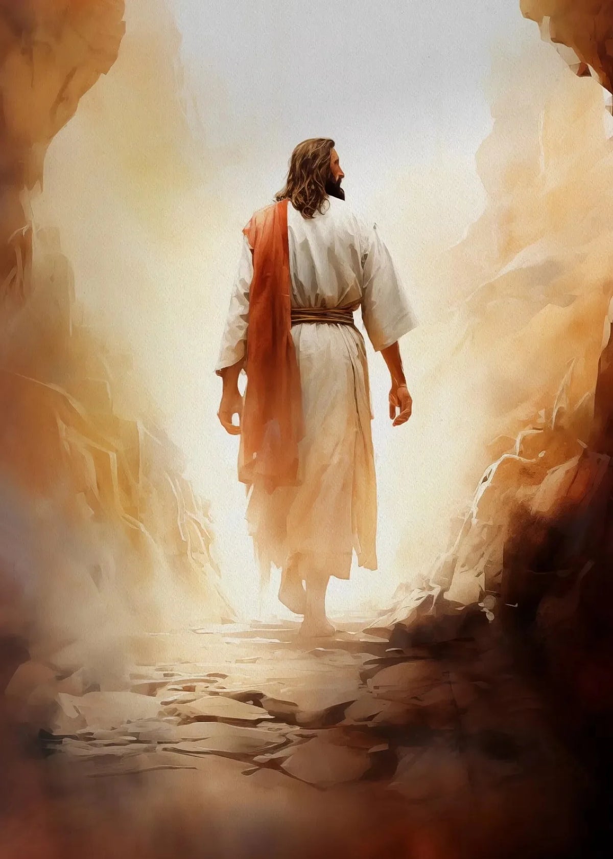 Jesus and The Cross Jesus Poster