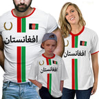 تيشيرت رياضي رجالي لكرة القدم بتصميم أفغاني، علم أفغانستان مطبوع، خريطة، ياقة دائرية، قميص رجالي سريع الجفاف ومسامي، بلايز كاجوال