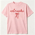 Nebraska Bow  T Shirt