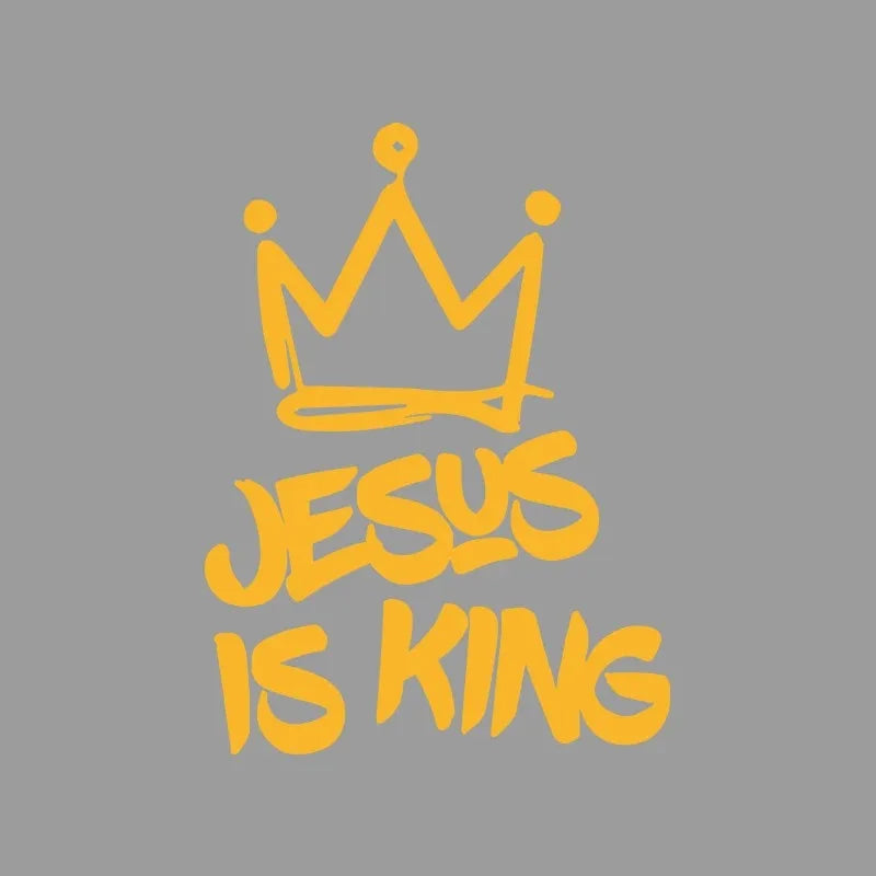 Jesus Is King Stickers