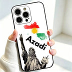 Kurdistan Flag Logo Support Phone Case For iPhones
