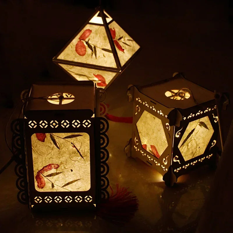 Palace Lantern Portable Blossom Flower Light Mid-autumn Festival