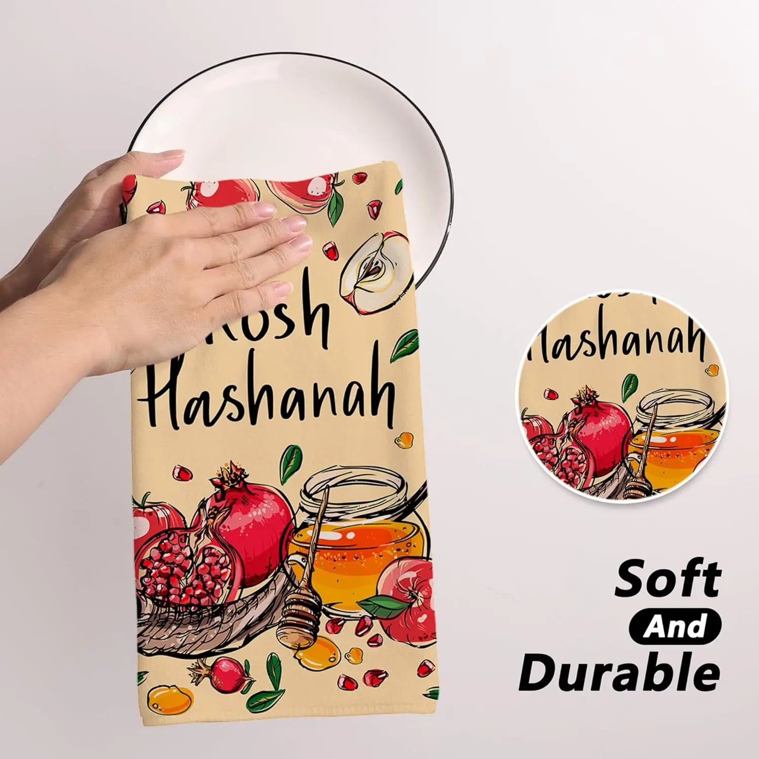 Rosh Hashanah Decorations Kitchen Towels