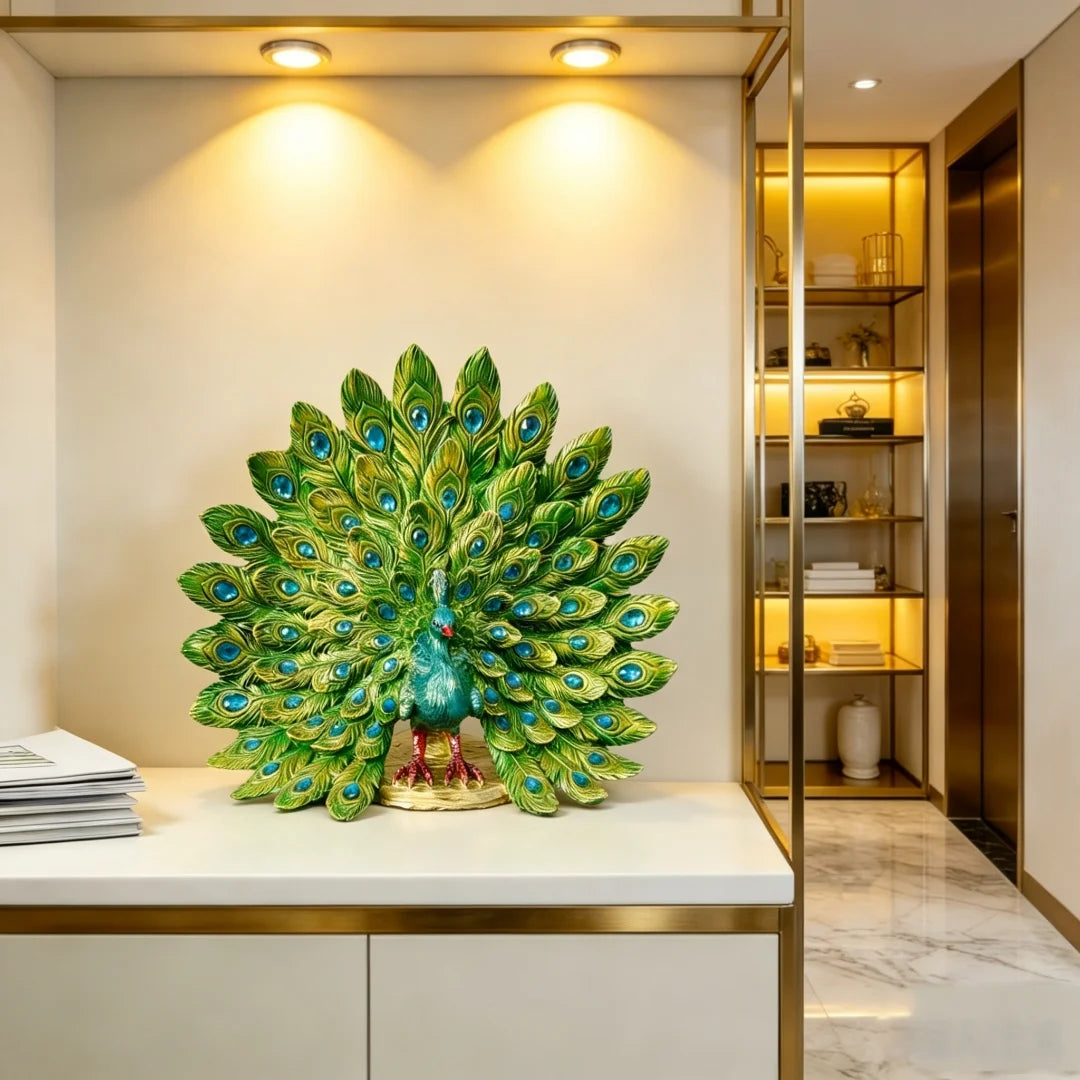 Luxury Peacock Figurine