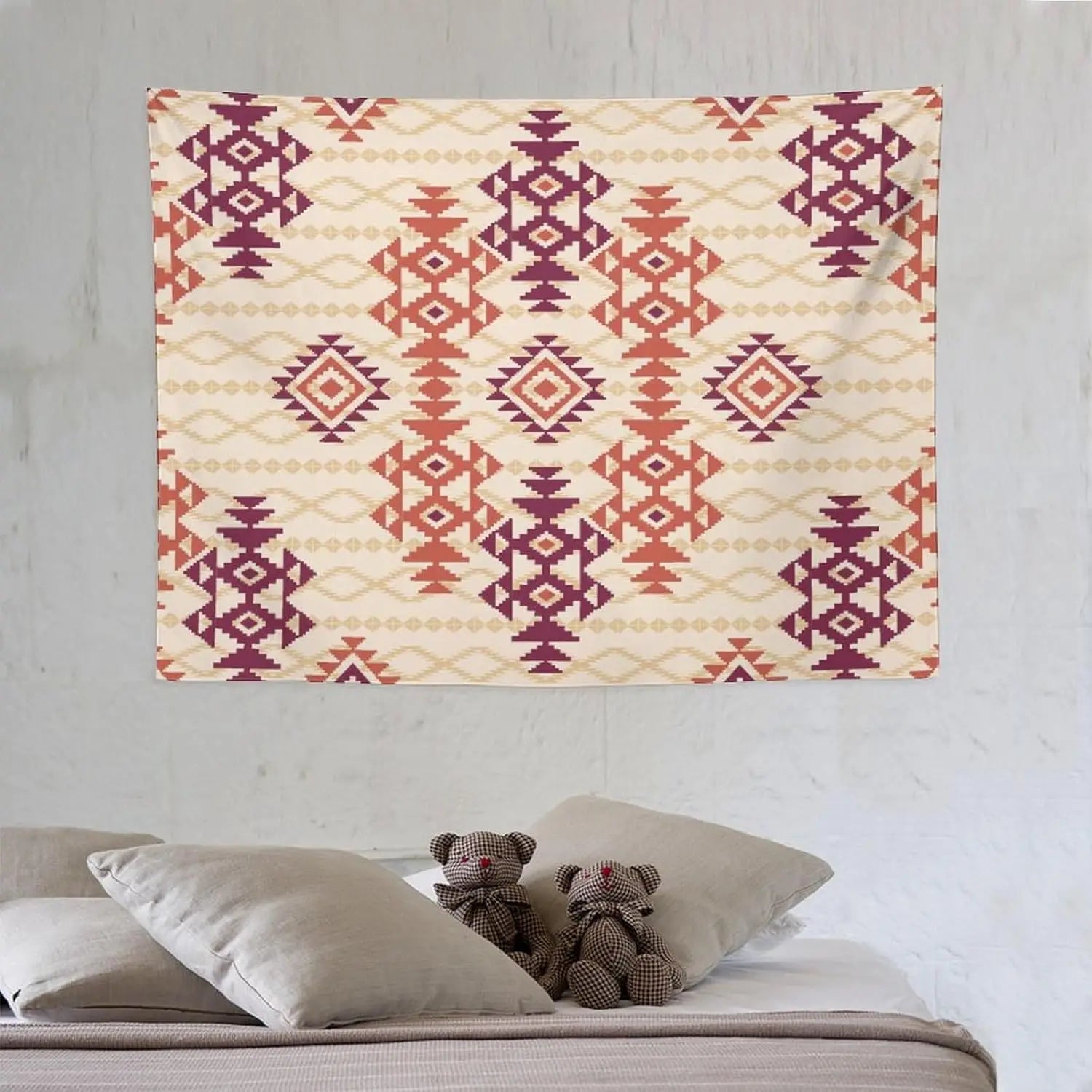 Southwestern Aztec Tapestry Wall Hanging Southwest Native American
