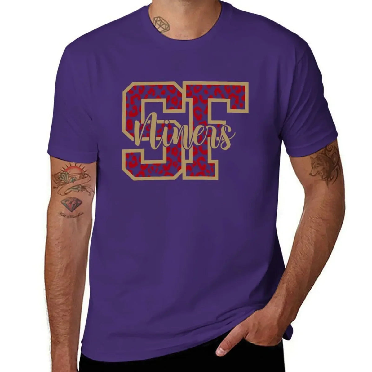 SF Football 49ers Niners T-Shirt graphic shirts