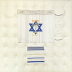 Menorah Tallit Jewish Talit Scarf