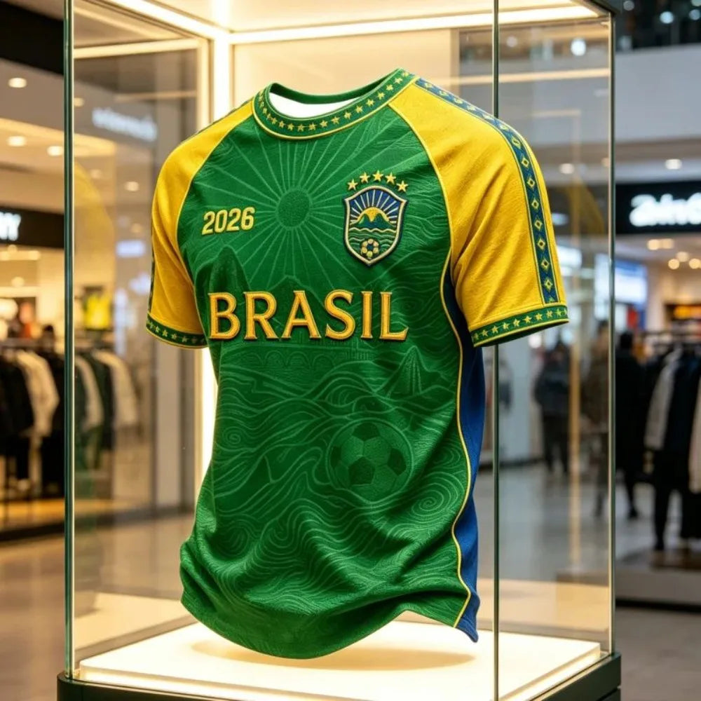 Summer Brazil Themed Football Shirt