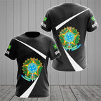 Brazil Flag Graphic Tee for Men