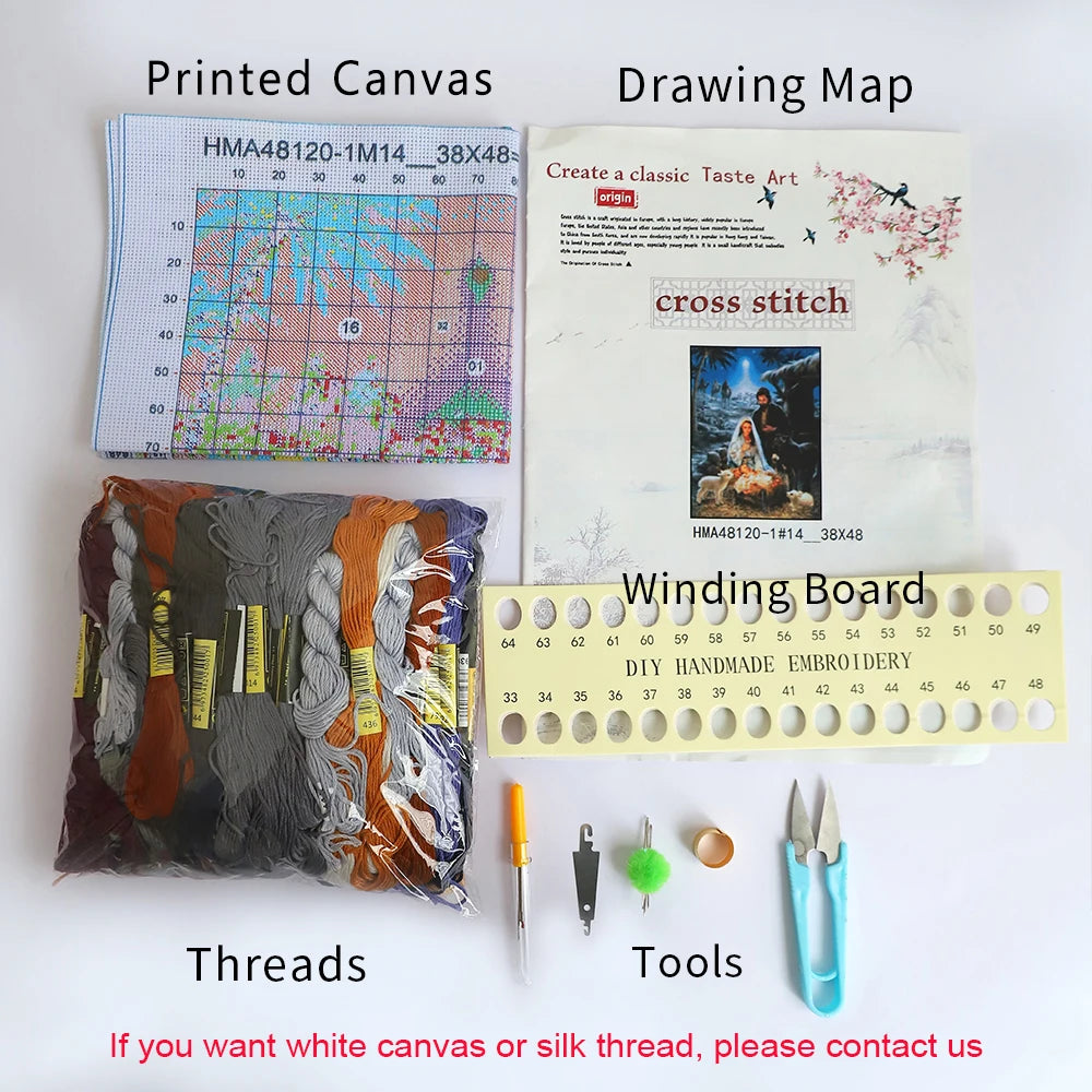 Bird Diy Peacock DIY Embroidery Kit