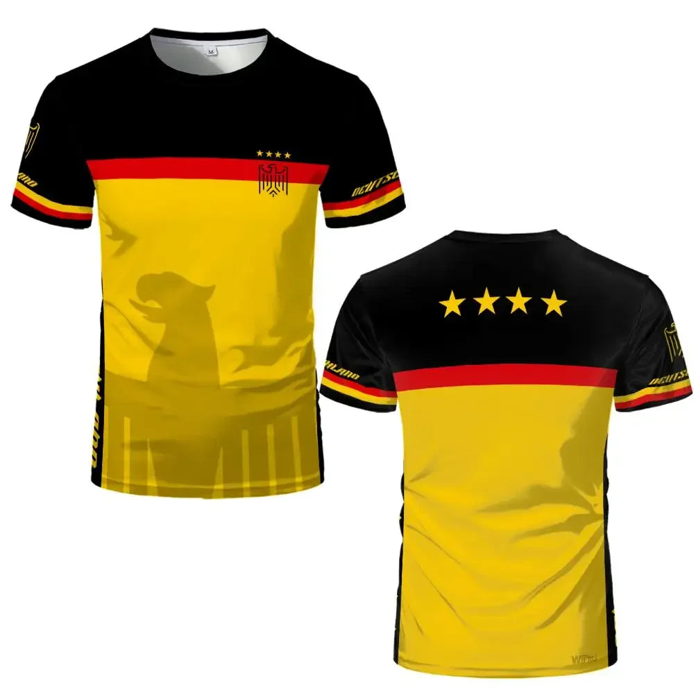 Germany National Flag Map T-Shirt