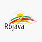 Kurdistan Map National Flag and Emblem Sticker