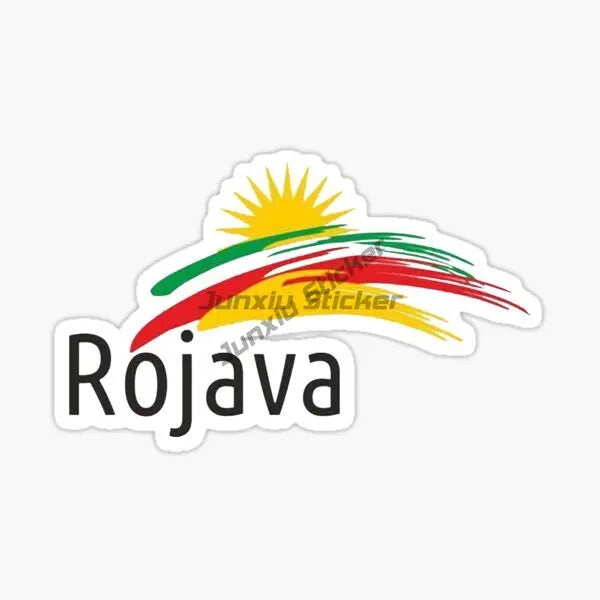 Kurdistan Map National Flag and Emblem Sticker