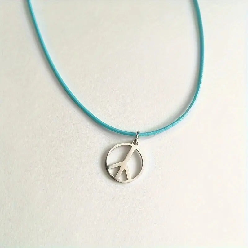 Peace Sign Spiritual pendant necklace