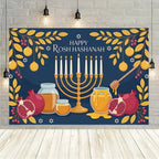 Happy Purim Rosh Hashanah Jewish New Year Background Carnival Festivals