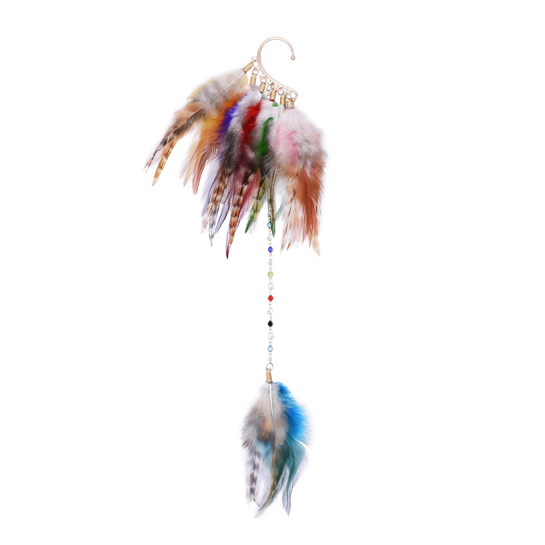 Bohemian Ethnic Style Feather Drop Earrings