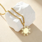 Sun Pendant Necklace