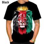 Afghanistan Flag Casual T-shirts