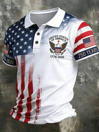 Polo Shirt USA Flag