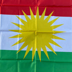 Kurdistan Hanging Polyester Flag