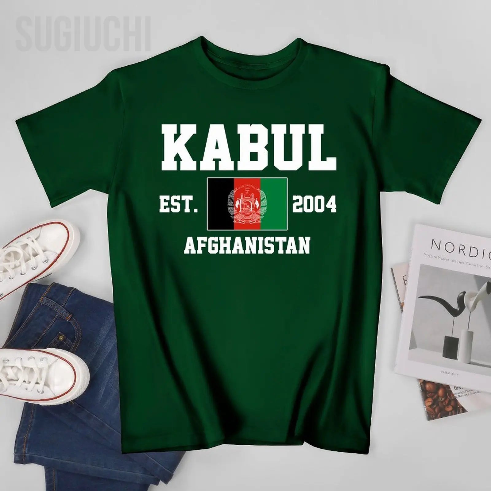 Flag of Afghanistan Kabul Men T-shirt
