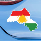 Kurdistan Map Sticker