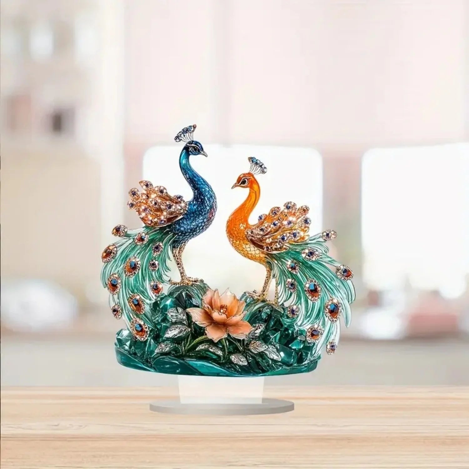 Peacock peacock statue,2D variety of options