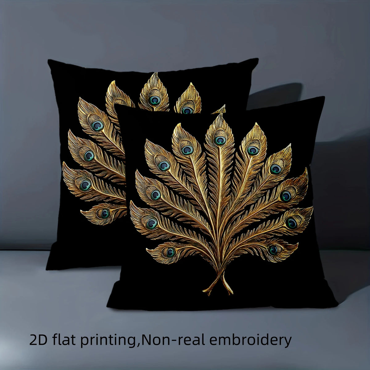 Peacock Pillowcase Decor