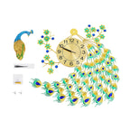 29.5" Large Peacock Wall Clock