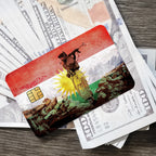 Flag of Kurdistan Poster Film Skin Cover Credit Card Stickers