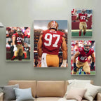 N-Nick B-Bosa Poster Self-adhesive Art  Paper Sticker