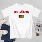 Afghanistan Flag Vintage Premium T-shirt