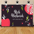 Happy Purim Rosh Hashanah Theme Backdrop Jewish New Year Party