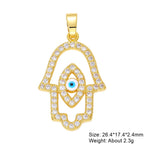 Gold Plated Handmade Colorful Star Of David Charms