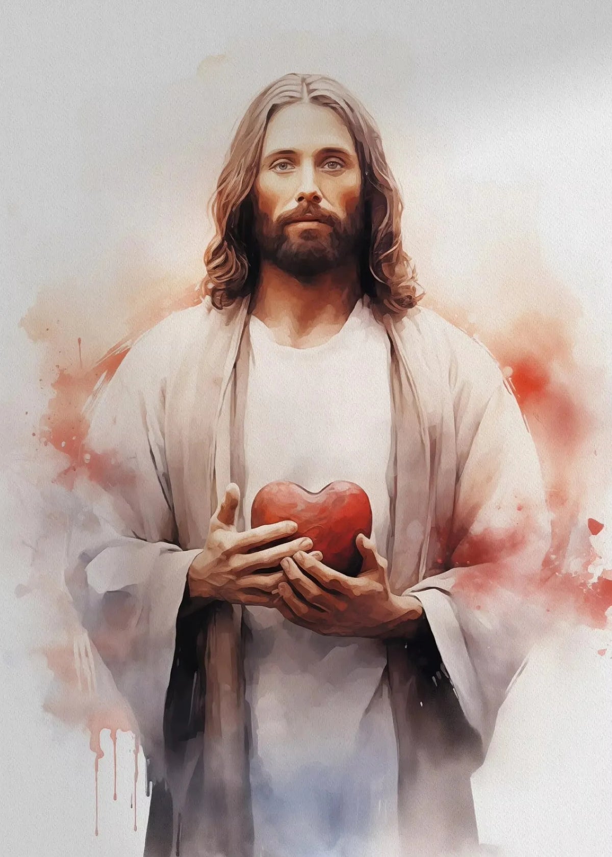 Jesus and The Cross Jesus Poster