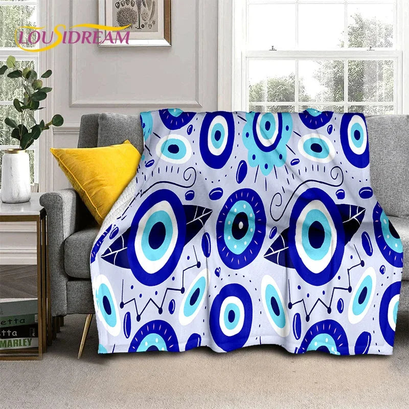 3D Evil Eye Blanket