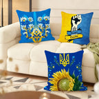 Ukraine Flag Aesthetic Cushion Cover Pillow
