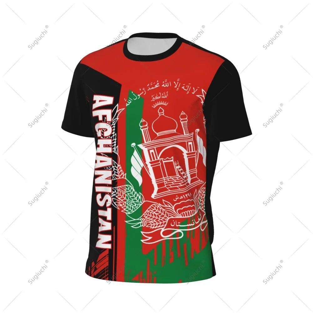Afghanistan Flag Men Sports T-shirt