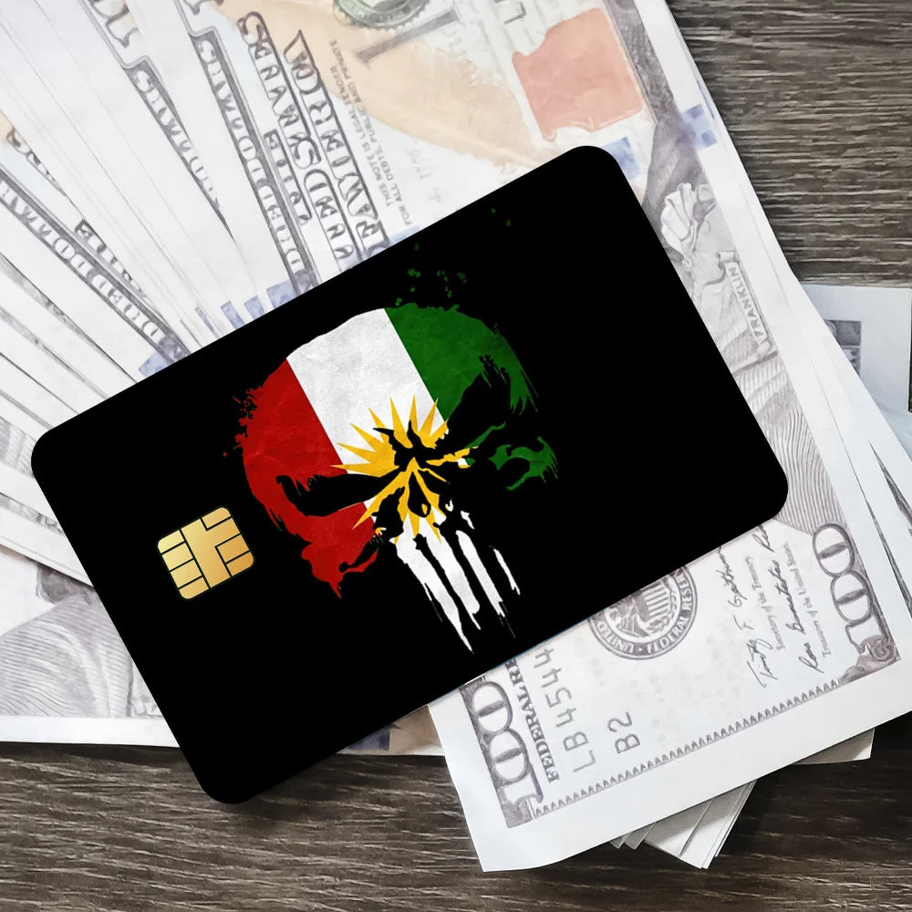 Flag of Kurdistan Poster Film Skin Cover Credit Card Stickers