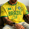 Brazil Jesus Soccer Jersey Unisex Top