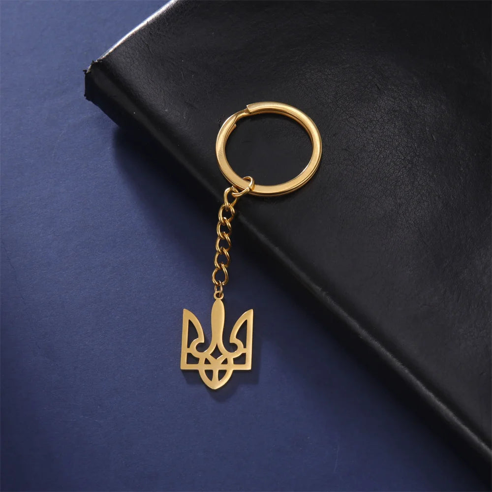 National Symbols Of Ukraine Keychain