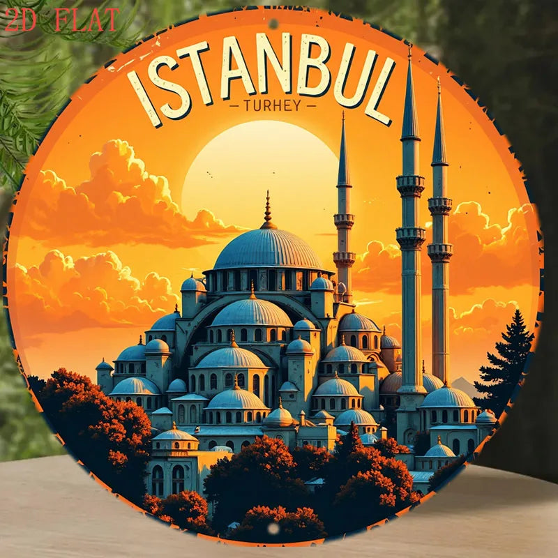 1PC Istanbul Cityscape Wall Art