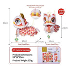 Material Package New Year Lion Dance Lantern
