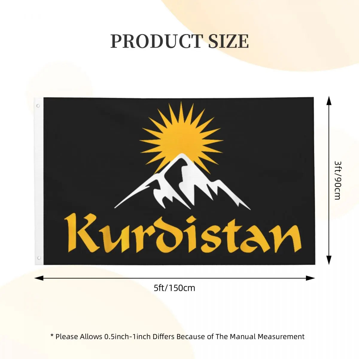 Kurdistan Flag Banner