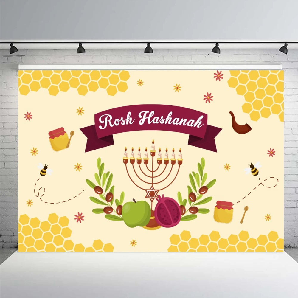Happy Rosh Hashanah Photography Background
