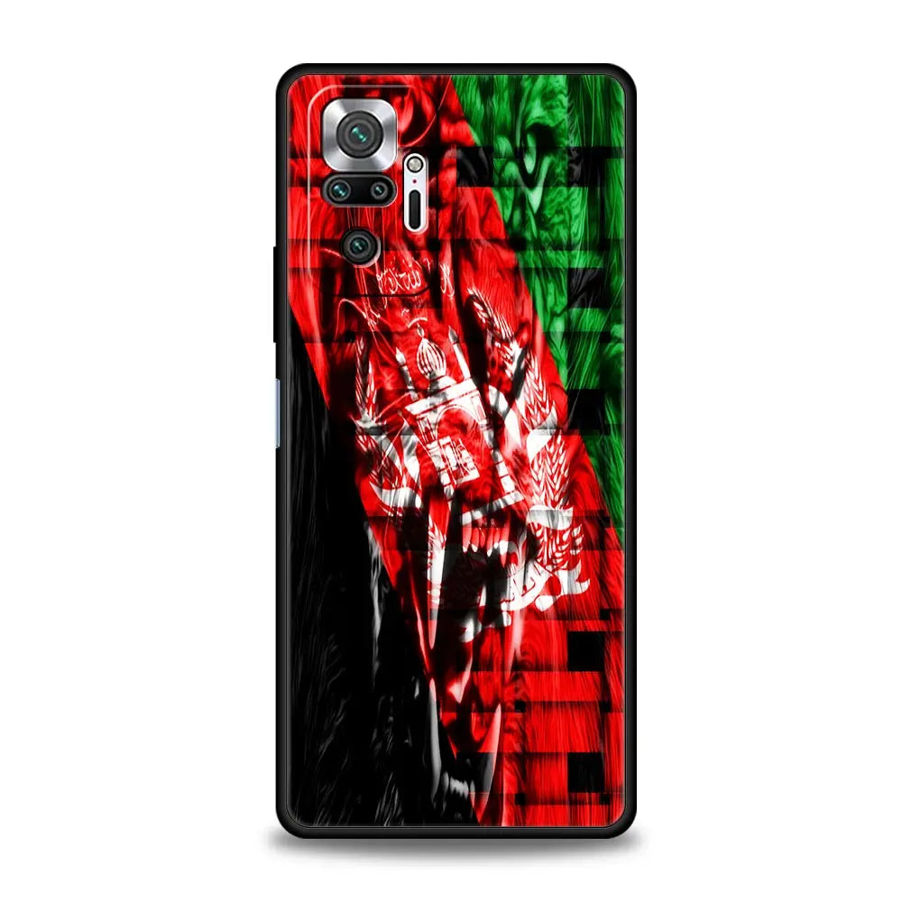 Phone Case For Xiaomi Redmi Note phones Afghanistan Flag