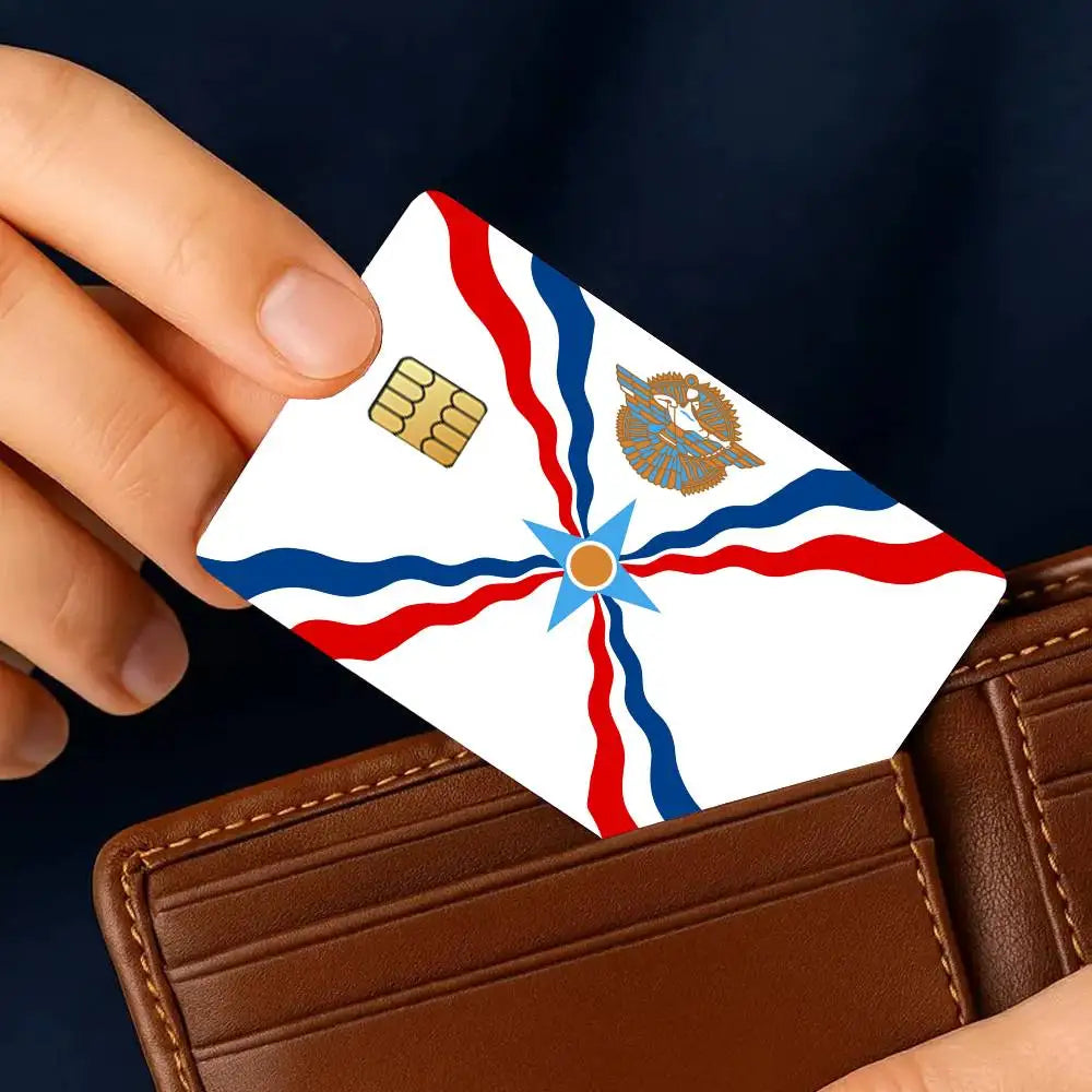 Flag Assyrian Credit Card Stickers