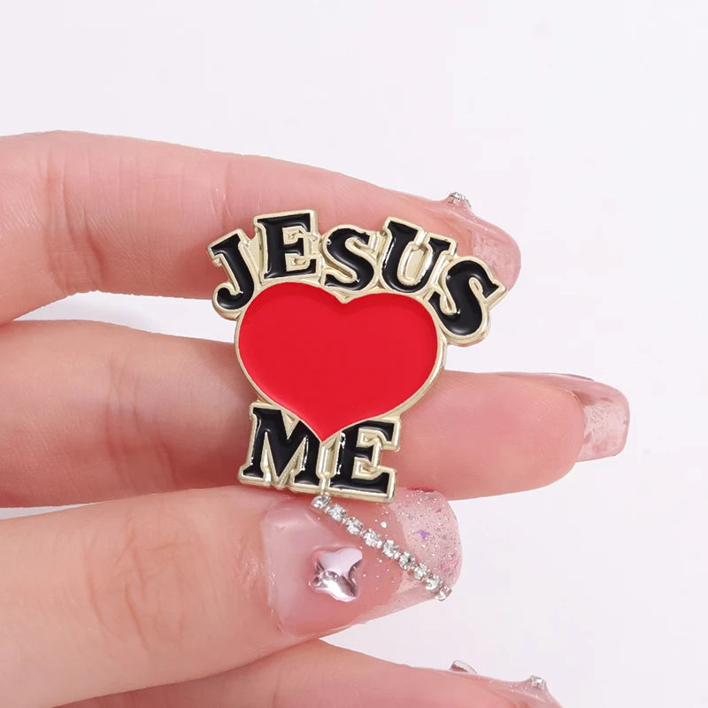 Jesus Love Me Collected Enamel Pins