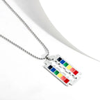 Stainless Steel LGBT Gay Lesbian Love Pride Necklaces