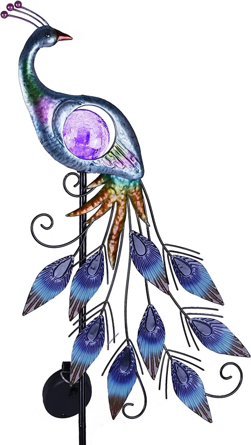 Peacock Solar Garden Light